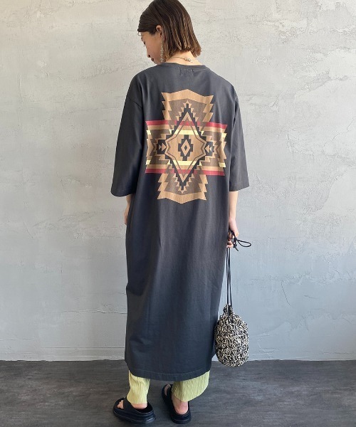 ♦︎最終価格♦︎ ペンドルトン シャツワンピース PENDLETON ワンピース [PENDLETON/ペンドルトン] バックプリント
