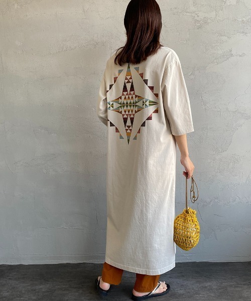 ♦︎最終価格♦︎ ペンドルトン シャツワンピース PENDLETON ワンピース [PENDLETON/ペンドルトン] バックプリント