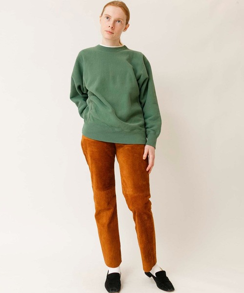 パンツ 「Attick by Johnbull」スウェードパンツ メンズ レディースの画像