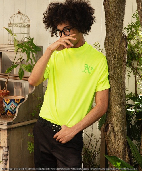 BACK TO THE FIELD tシャツ 「MLB/Oakland Athletics」モック