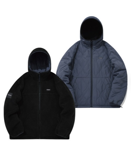 [COVERNAT]★韓国人気★Reversible Fleece COVERNAT】REVERSIBLE FLEECE ZIP-UP JACKET / カバーナット