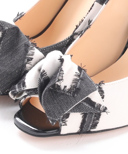 SEVEN TWELVE THIRTY リボン付きパンプス SEVEN TWELVE THIRTY｜LovelyWalk リボンコンビパンプス