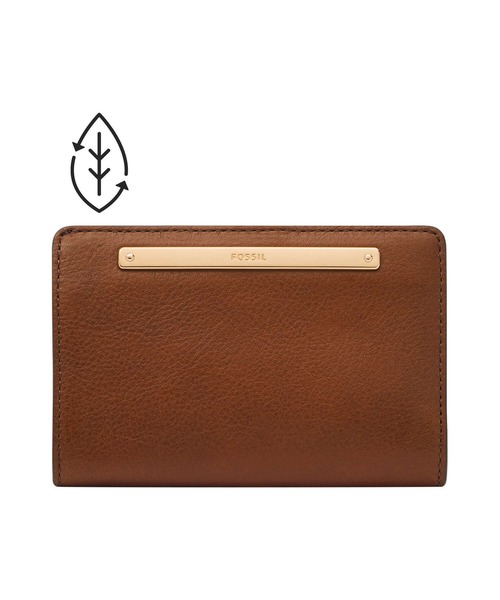 Fossil フォッシル 三つ折り財布 ブラウン FOSSIL（フォッシル） 財布 三つ折り財布 レディース レザー ブラウン