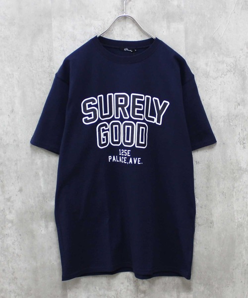 ネイビー 半袖 Tシャツ 選手シルエットカモフラージュ/総柄Tシャツ（ydb4570199670170