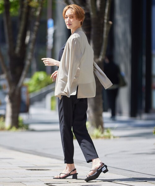 ICB カーディガン 「接触冷感・洗える」PINION ショート