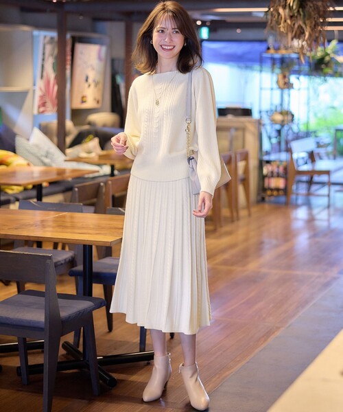 ANY SIS（エニィスィス） スカート 「セットアップ対応」スフレ