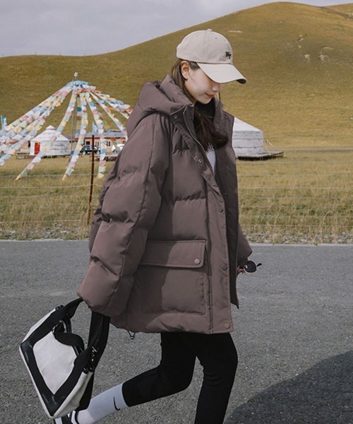 Riff（リフ） ダウンコート ダウンジャケット フード中綿コート