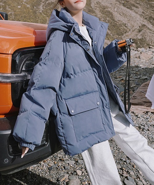 Riff（リフ） ダウンコート ダウンジャケット フード中綿コート