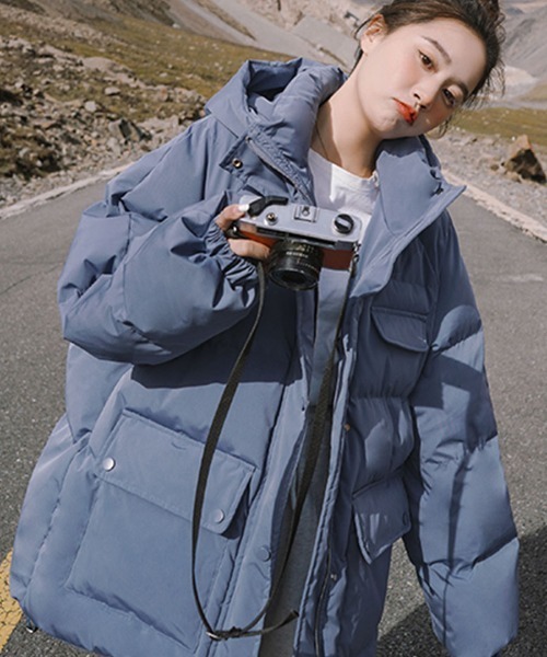 Riff（リフ） ダウンコート ダウンジャケット フード中綿コート