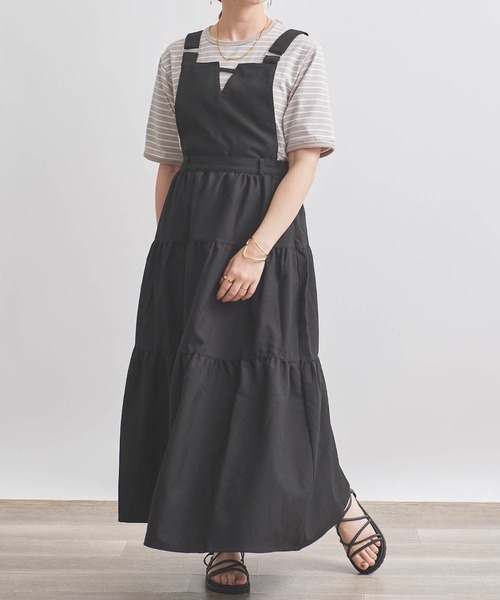 mil ワンピース 「150cm前後の小柄さんサイズ」2WAYティアード