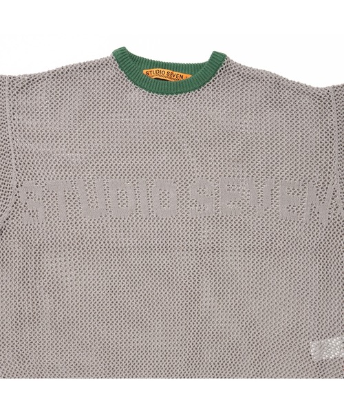 STUDIO SEVEN tシャツ Mesh Knit Tee「STUDIOSEVEN/スタジオ