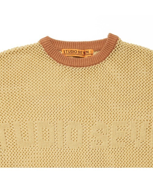 STUDIO SEVEN tシャツ Mesh Knit Tee「STUDIOSEVEN/スタジオ