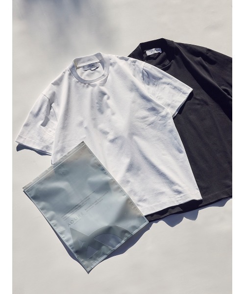 AOURE（アウール） tシャツ BUSINESSパックティーシャツ メンズ