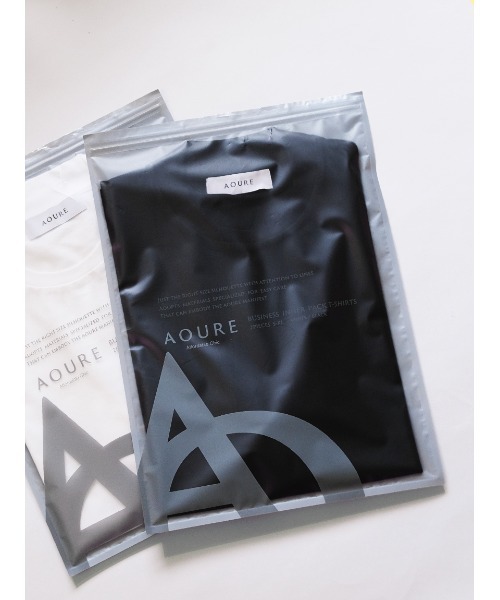 AOURE（アウール） tシャツ BUSINESSパックティーシャツ メンズ