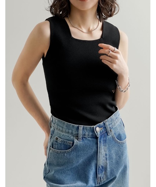 Re:EDIT（リエディ） タンクトップ ノースリーブ レディース