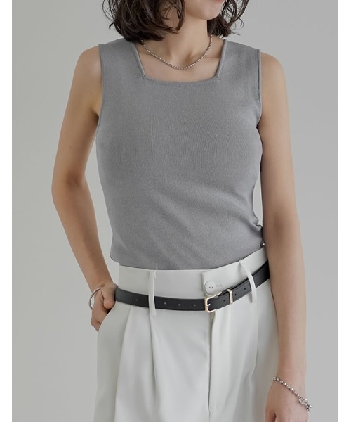 Re:EDIT（リエディ） タンクトップ ノースリーブ レディース