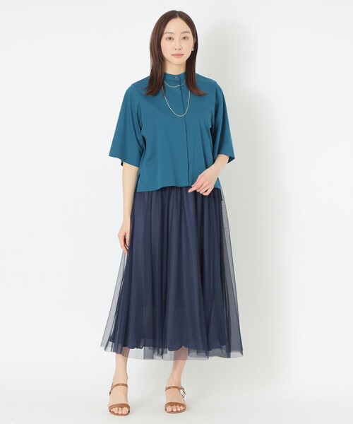 S.ESSENTIALS ブラウス シャツ 「DRESOPHY」シルキースムース