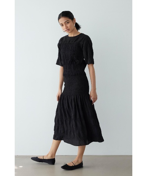 ALEXIA STAM ShirringDressシャーリングシアーワンピース ALEXIA STAM ワンピース Shirring Dress /シャーリングシアー