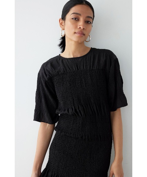 ALEXIA STAM ShirringDressシャーリングシアーワンピース ALEXIA STAM ワンピース Shirring Dress /シャーリングシアー