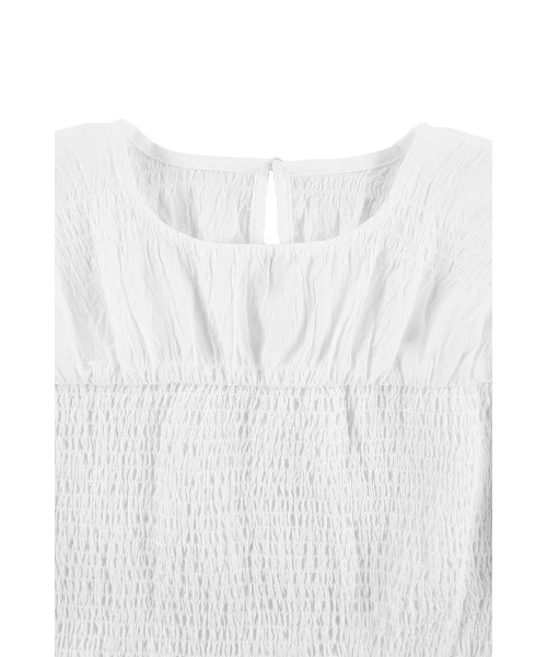 ALEXIA STAM ワンピース Shirring Dress /シャーリングシアー