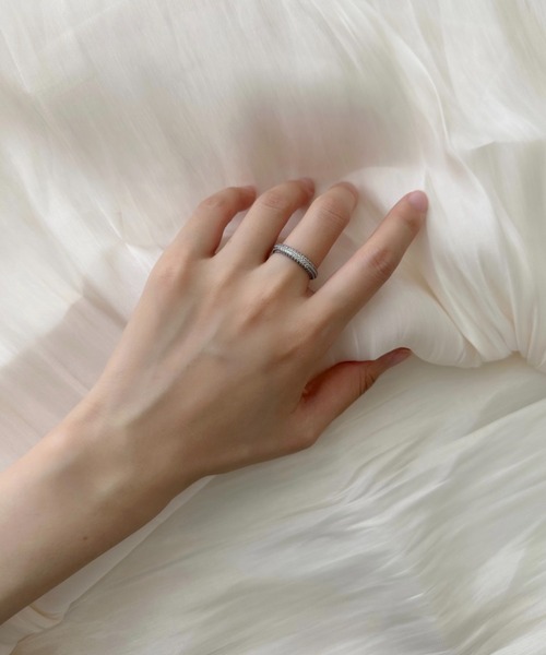 ダニエルウェリントンPAVE CRYSTAL PENDANT RING リング Pavé Crystal Ring Silver | DW