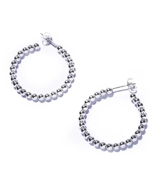 ピアス 「quip queint」bowling hoop pierce / ボウリング フープ ピアス レディース メンズの画像