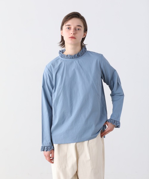 【kelen】フリルデザイントップス　KULAN Kelen tシャツ 「KELEN/ケレン」レースフリルデザイントップス