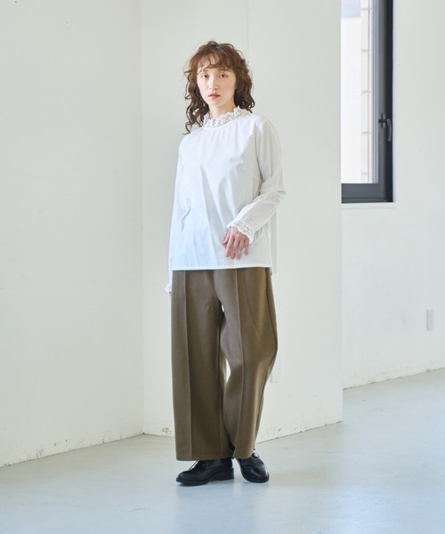 Kelen tシャツ 「KELEN/ケレン」レースフリルデザイントップス
