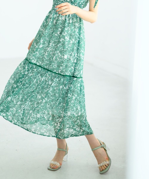 AJE ◆ Misha Maxi マキシ ドレス オフショル ワンピース 花柄 Misha Maxi Dress | Pink Collage Floral | Aje – Aje ROW