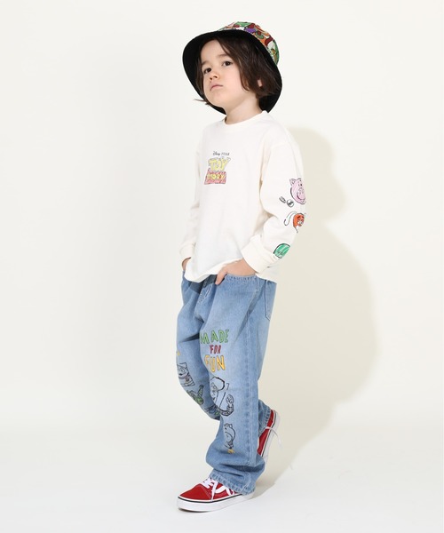 Disney（ディズニー） tシャツ 親子お揃い トイ・ストーリー 袖ロンT