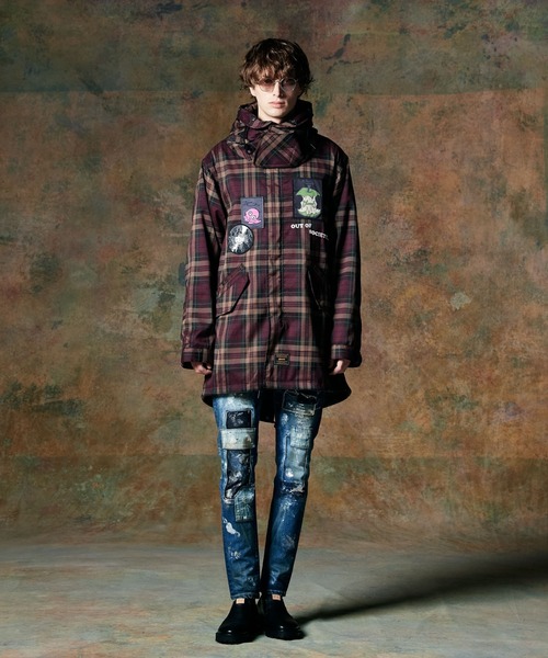 glamb モッズコート コート Emblem High Neck Mods Coat