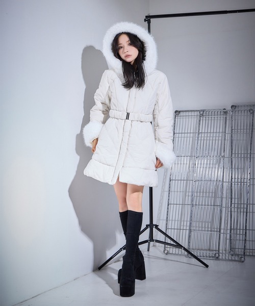 ANDGEEBEE（アンジービー） ダウンコート ダウンジャケット フーディー