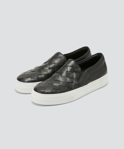 PELLICO SUNNY スリッポン GIOIA メンズ イントレチャート 3.5cm BLACK 