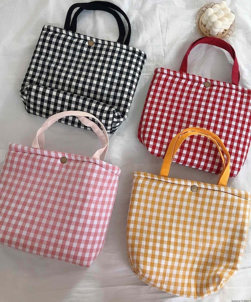 TONE SELECT GOODS トートバッグ Liaa/ギンガムチェック ミニトート