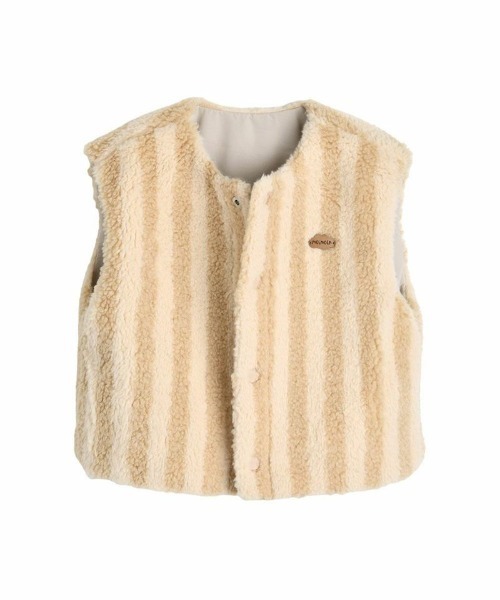 ミニ　アンバーグリーム　リバーシブルベスト AMBERGLEAM - Reversible Wool Vest (L/XL) ¥36000+tax | KODONA in