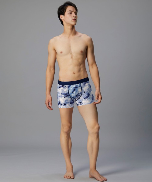WACOAL MEN ボクサーパンツ2点セット ブルー•GR WACOAL MEN ボクサーパンツ 「気持ちいいパンツ」 ボクサー