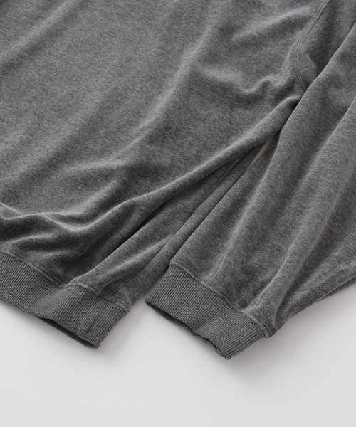 JOURNAL STANDARD トレーナー スウェット ベロアブリーチ クルー