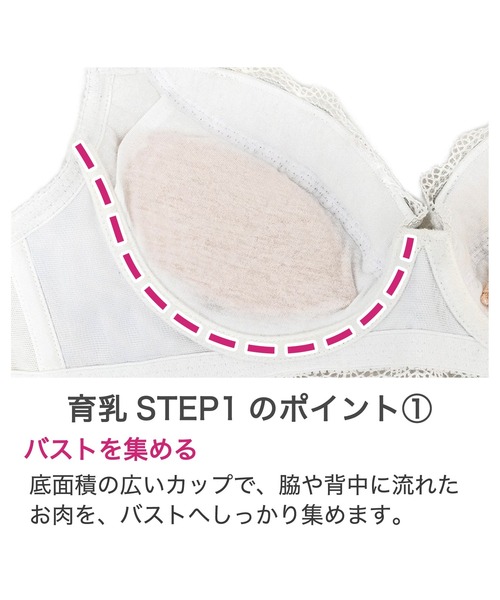 ブラジャー ウェンディステップ1ブラ24A2 ブラデリス 育乳補整 補正下着 | BRADELIS NewYork | 11