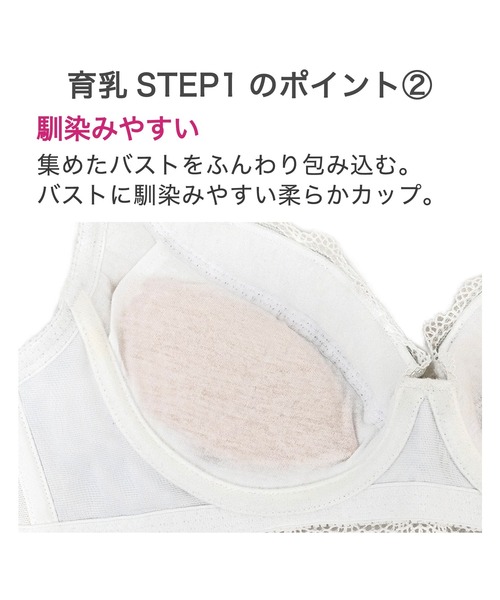 ブラジャー ウェンディステップ1ブラ24A2 ブラデリス 育乳補整 補正下着 | BRADELIS NewYork | 12