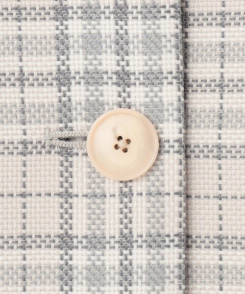 自由区 ステンカラーコート コート オルタネートチェック レディース