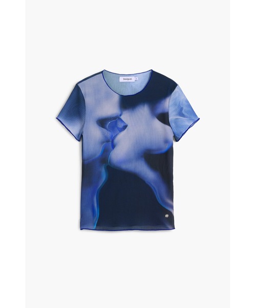 tシャツ ブルーシャドウ シアーアートTシャツ レディース