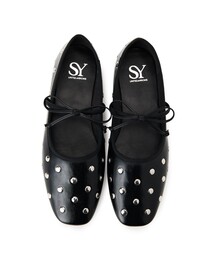 完売品　SY バレエシューズ　スタッズ付き 公式サイト 完売品 SY バレエシューズ スタッズ付き バレエ - バレエ