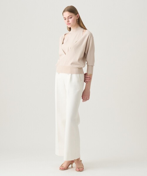 ANAYI（アナイ） パンツ 「セットアップ対応商品」ドビーツイード