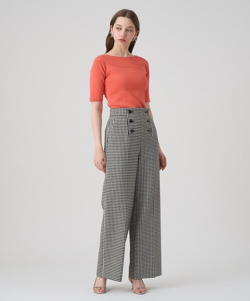 ANAYI アナイ　ドビーツイードマリンパンツ　2025 ANAYI（アナイ） パンツ 「セットアップ対応商品」ドビーツイード