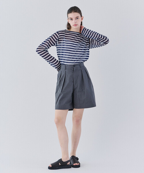 ORCIVAL シースルー ボートネック長袖カットソー サイズ2 ORCIVAL tシャツ | シースルー ボートネック長袖カットソー
