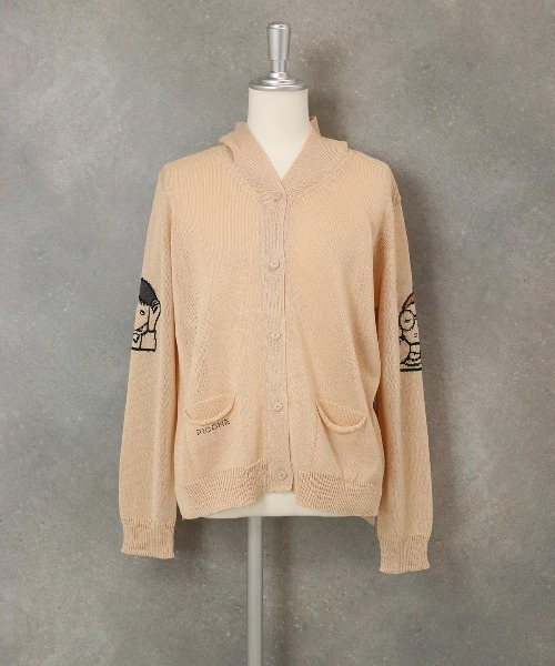 STUDIO PICONE（スタジオピッコーネ） カーディガン フード付きシアー