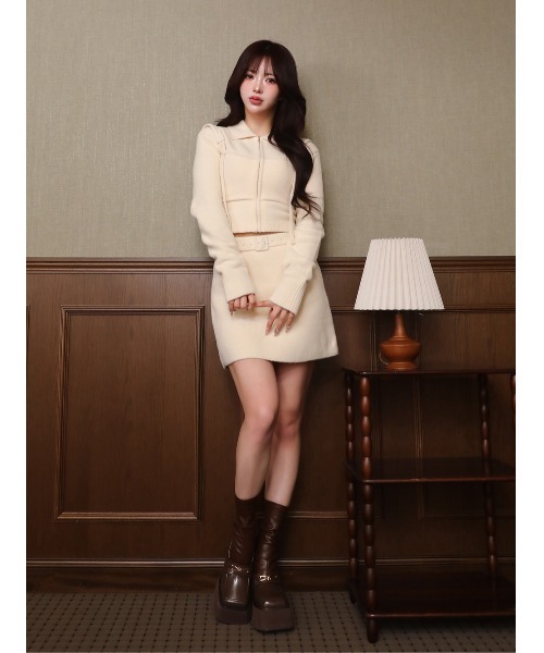 Darich ベルトニットミニスカート Darich スカート ベルトニットミニスカート : ZOZOTOWN Yahoo!店
