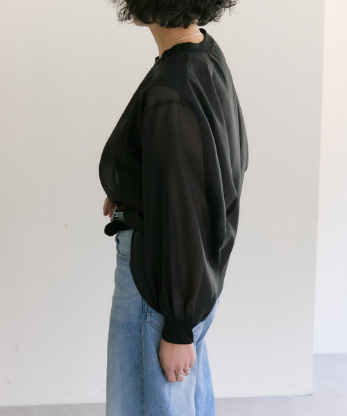2点セット　インナー付きシアーブラウス【SUM1 STYLE(スミスタイル)】 2点セット》インナー付きシアーブラウス【SUM1 STYLE(スミ