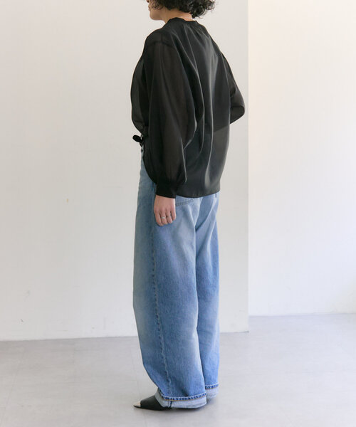 2点セット　インナー付きシアーブラウス【SUM1 STYLE(スミスタイル)】 2点セット》インナー付きシアーブラウス【SUM1 STYLE(スミ