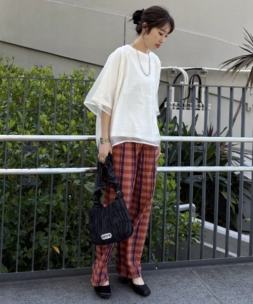ROSE　ご確認ページ ROSE BUD パンツ CHECK SUCKER EASY PANTS レディース